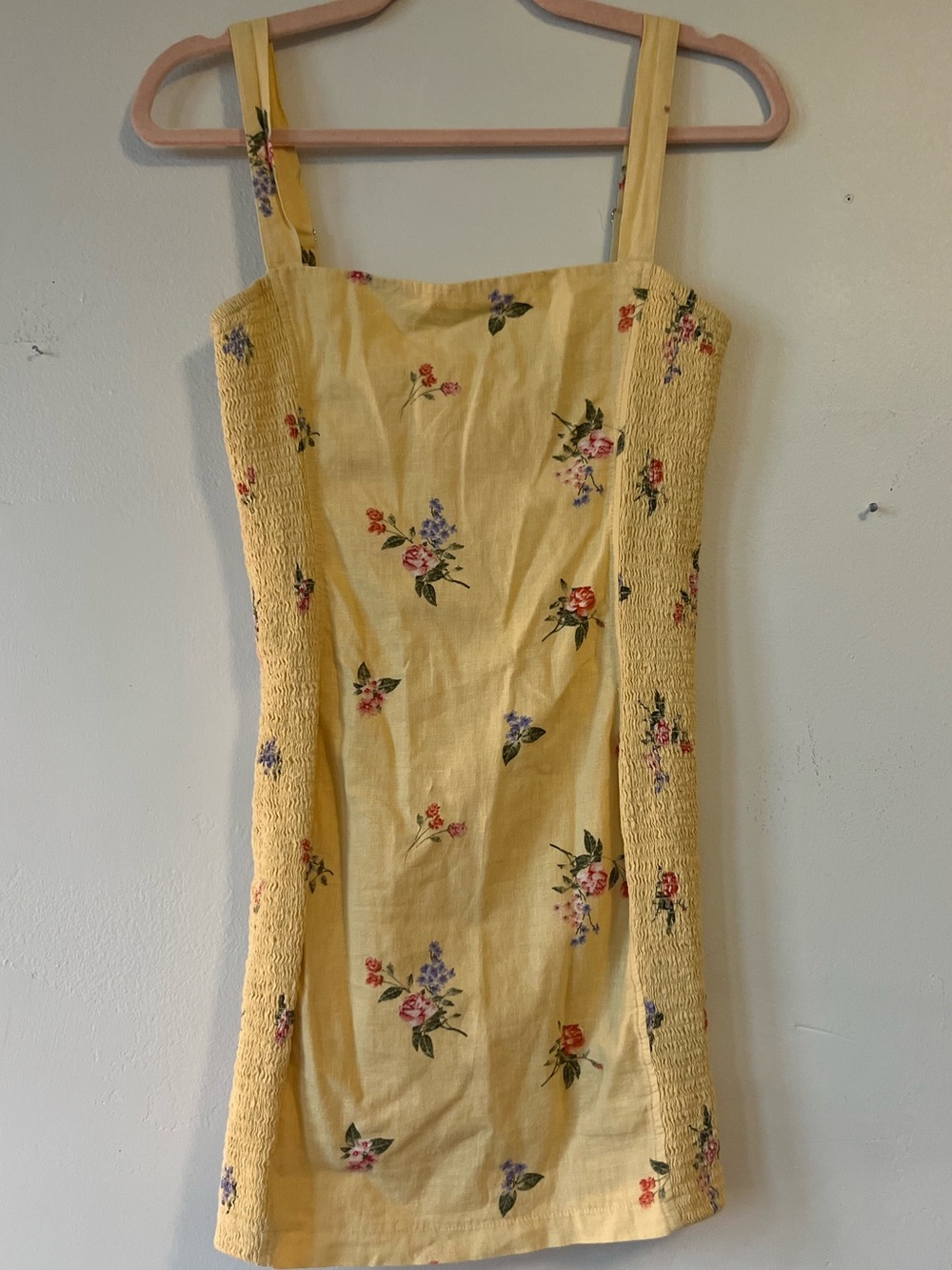 baby yellow floral forever 21 dress